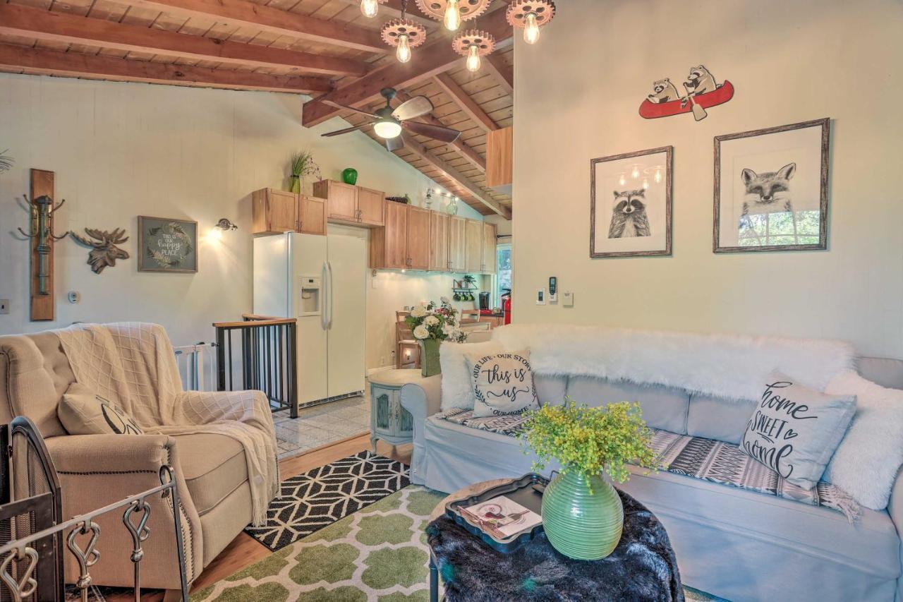 Boho Crestline Cabin, 1 Mile To Lake Gregory! Exterior foto
