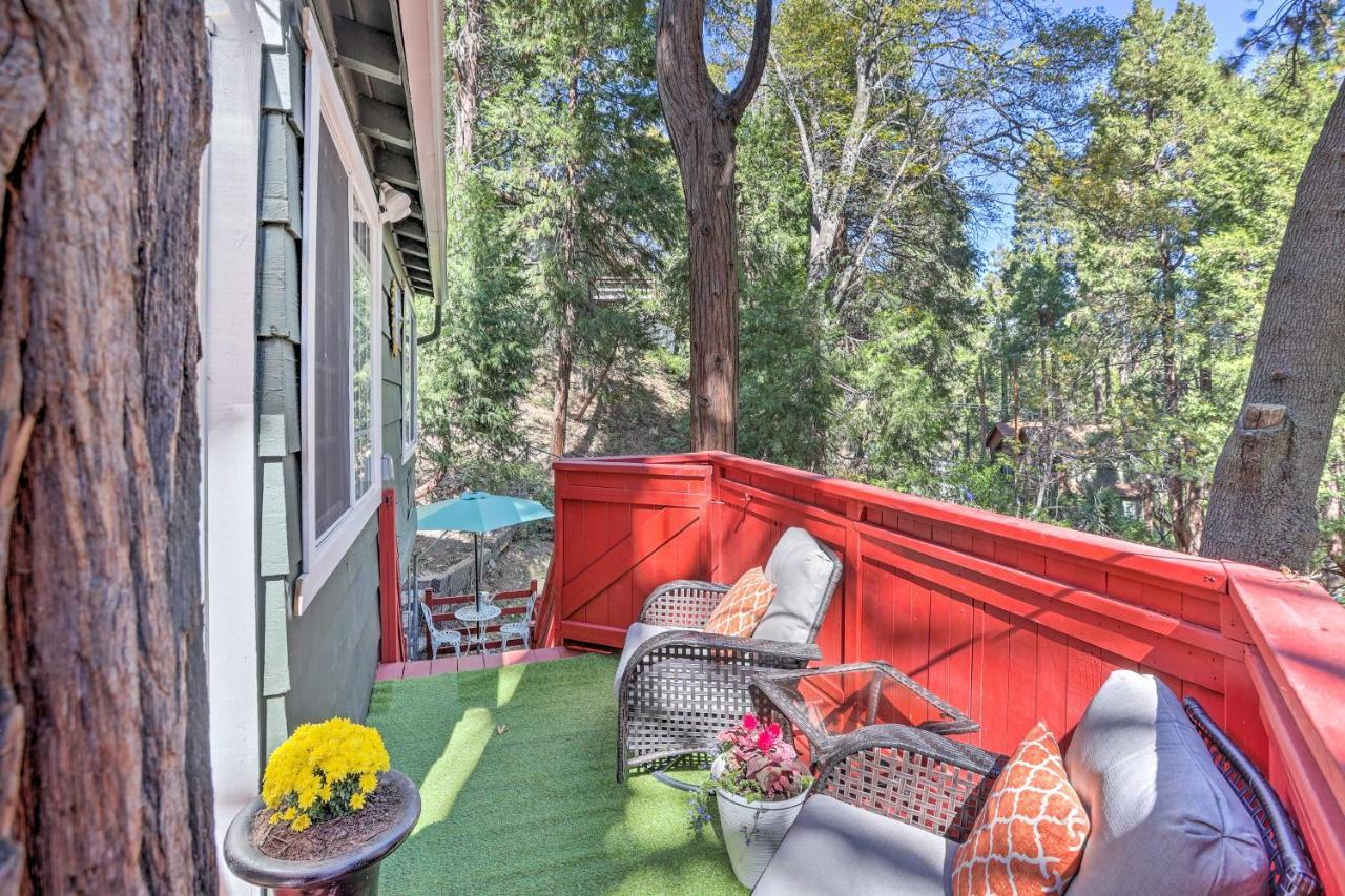 Boho Crestline Cabin, 1 Mile To Lake Gregory! Exterior foto